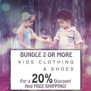 Bundle 2 or more Children's Items get $20 off